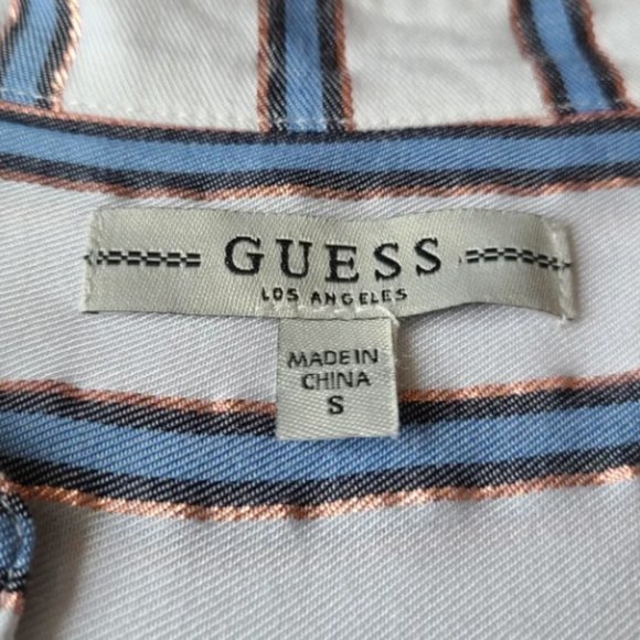 Guess Shirt Dress with gold detailing size small - Picture 8 of 14